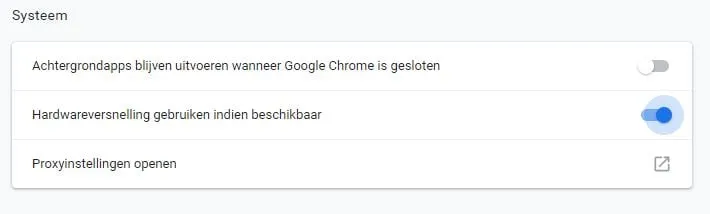 Achtergrondapps uitschakelen