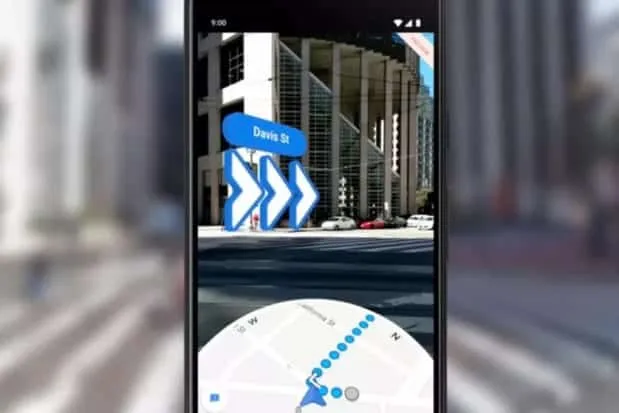 Google maps augmented reality