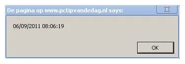 Aanpassingsdatum website bepalen