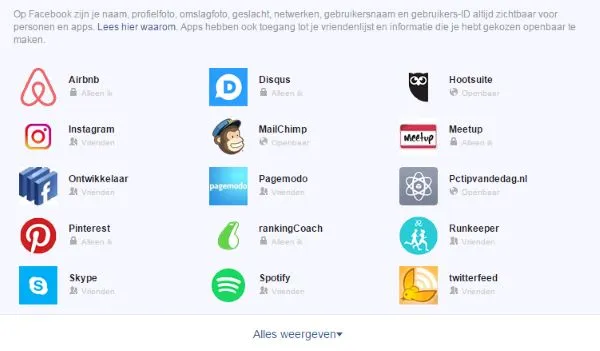 Spam op jouw Facebook