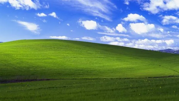 De bekende Windows XP achtergrond