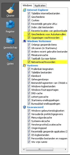 Computer opschonen met CCleaner