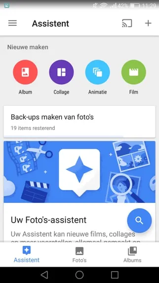 Collage maken met Google Foto's