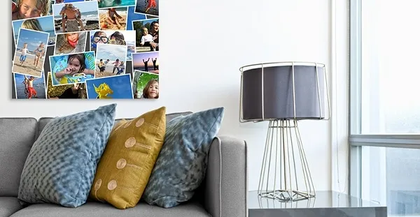 Collage op canvas