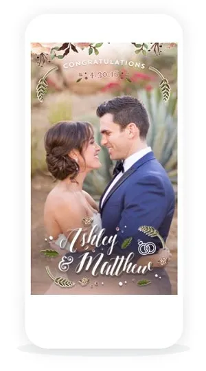 Foto opleuken met een filter in Snapchat