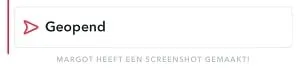 Melding Snapchat als je screenshot maakt