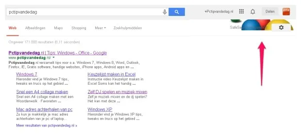 Veilig zoeken in Google