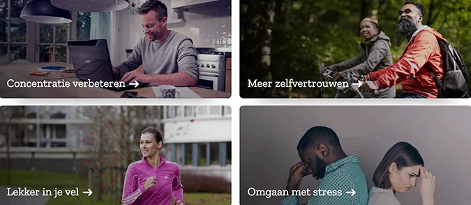 Blogthema's gericht op mentaal welbevinden