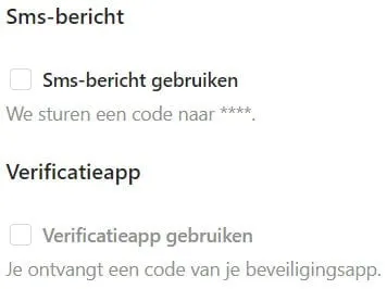 tweestapsverificatie