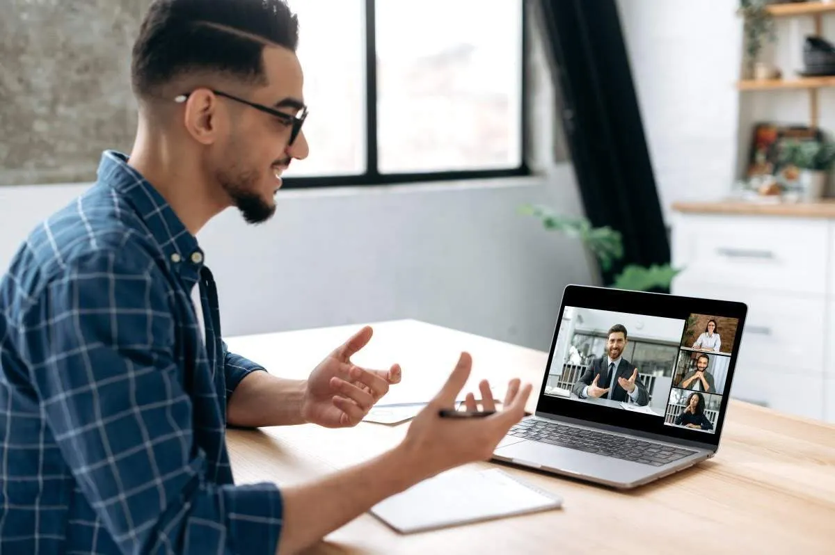 Online sollicitatiegesprek