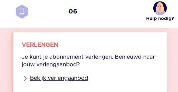 overstappen