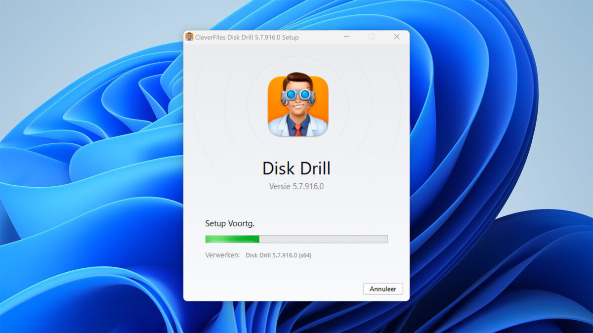 Een voorbeeld van dataherstelsoftware is Disk Drill